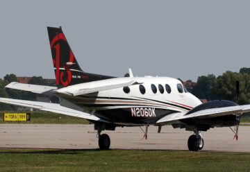 A Beechcraft King Air C90GTX business jet.