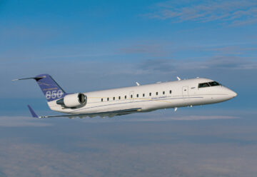 Bombardier Challenger 850 jet.