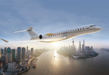 Bombardier Global 7000 business jet.